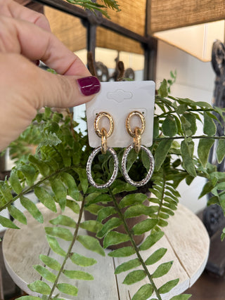 Odessa Earrings Gold/Silver Earrings Whats Hot Jewelry