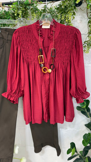 Wagner Top Crimson by Umgee