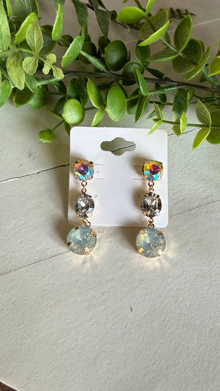 Glamour Earrings Clear