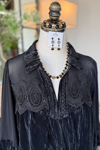 Brylee Dress Black by Umgee