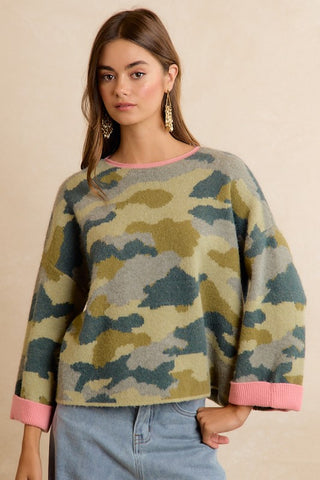 Foxtrot Sweater Camo by Bibi
