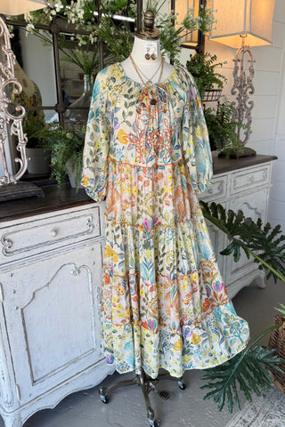 Small Town Maxi Dress Vanilla by POL Clothing