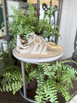 Trackstar Sneakers Gold Metallic Shoes Dirty Laundry