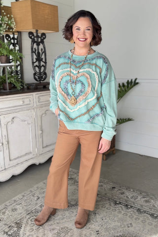 Special Love Mint Sweatshirt Oli & Hali