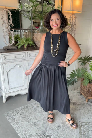 Frances Maxi Dress Brown