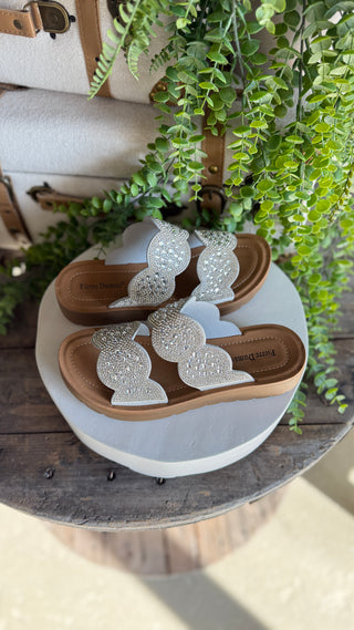 Nala Sandals Silver Sandal Pierre Dumas