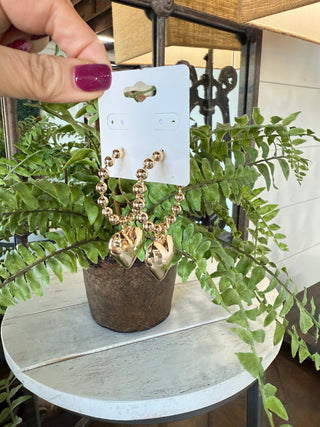 Foxy Earrings Silver Earrings SM Style