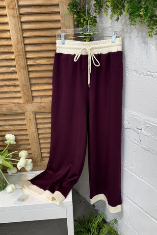 Clark Pants Plum by Entro Pants Entro