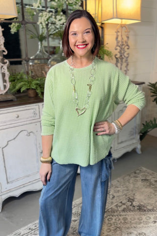 Kimi Key Lime by Easel Shirts & Tops Easel