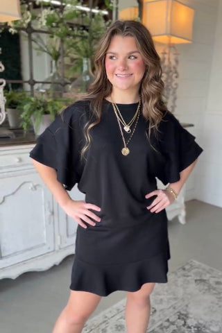 Reagan Skort Set Black by Umgee