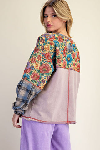 Winslet Top Mauve by Easel