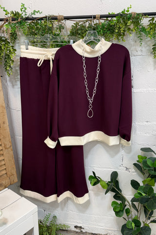 Clark Top Plum by Entro Shirts & Tops Entro