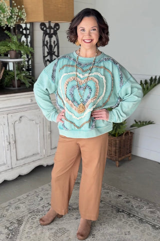 Special Love Mint Sweatshirt Oli & Hali