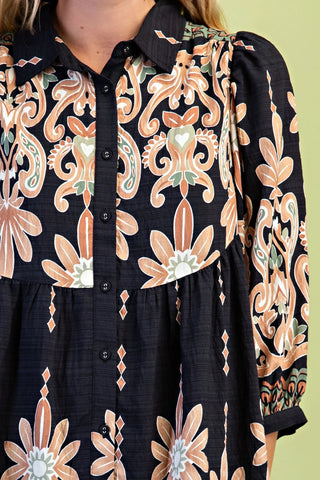 Betsy Dress Brown by Gigio Dresses Gigio