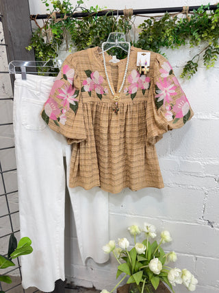 Kirkland Top Taupe Shirts & Tops Oddi