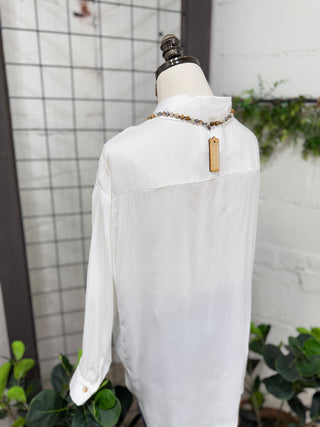 Tia White Shirts & Tops Blu Pepper