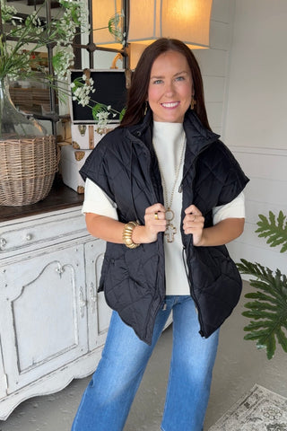 Cool Change Vest Black Puff Vest Original USA