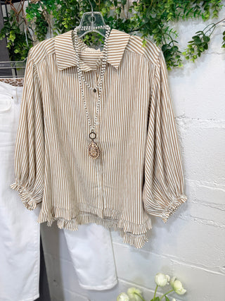 Kennedy Top Denim by Easel Shirts & Tops Easel
