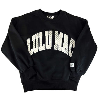 Lulu Mac Black/White Polka Dot Sweatshirt Girlie Girl Originals