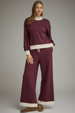Clark Top Plum by Entro Shirts & Tops Entro