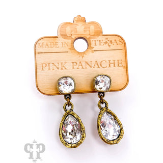 Doris Earrings Silver by Pink Panache Earrings Pink Panache