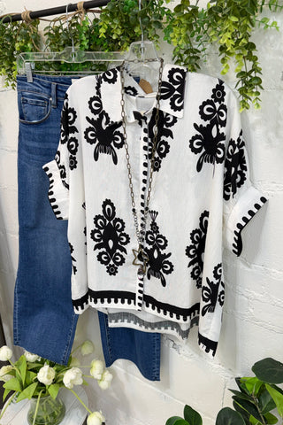 Madrid Cream by Umgee Shirts & Tops Umgee