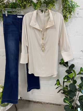 Buffy Top Ivory