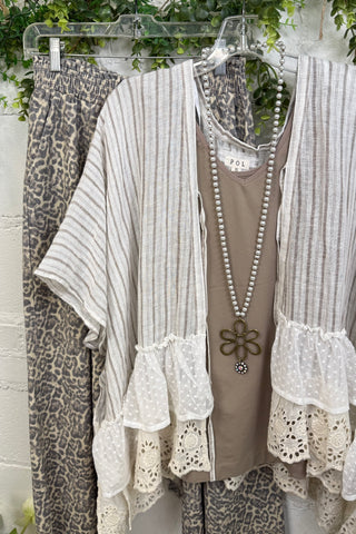 Chadwick Top Natural by POL Clothing Shirts & Tops Pol Clothing