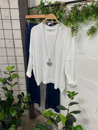 Tranquil Sweater Off White sweater eesome