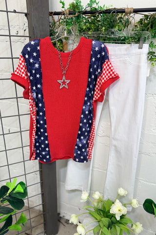 Firecracker Top Red Shirts & Tops Heimish USA