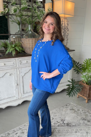 Lyric Royal Blue Shirts & Tops Hope