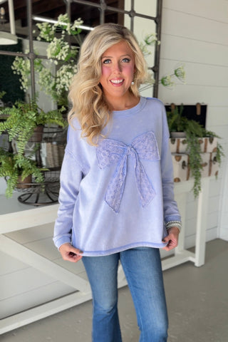 Neat Bow Lavender RESTOCk Shirts & Tops Sage & Fig