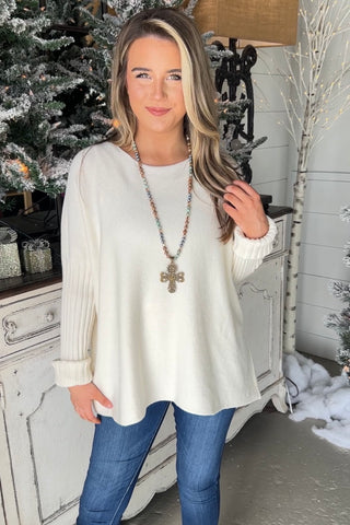 Outer Banks Sweater Ivory Sole Luna