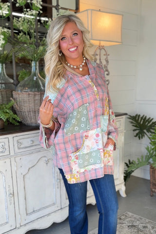 Ansley Pale Blush Shirts & Tops Blue Velvet