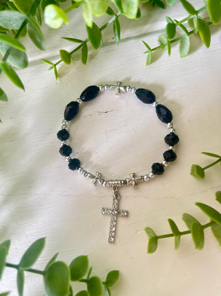 By Grace Bracelet Black Bracelets carol's boutique