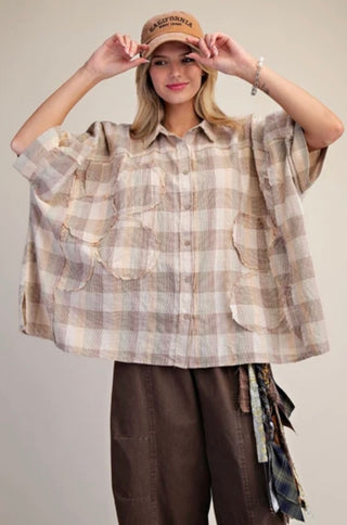 Aberdeen Top Mustard by Easel Shirts & Tops Easel