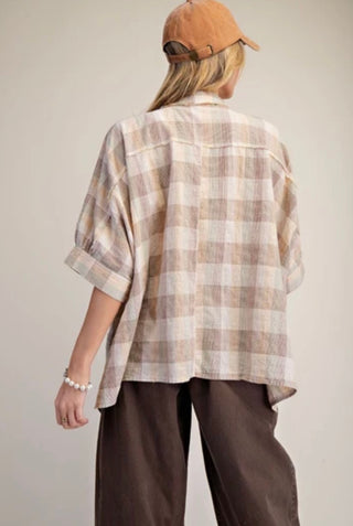 Aberdeen Top Mustard by Easel Shirts & Tops Easel