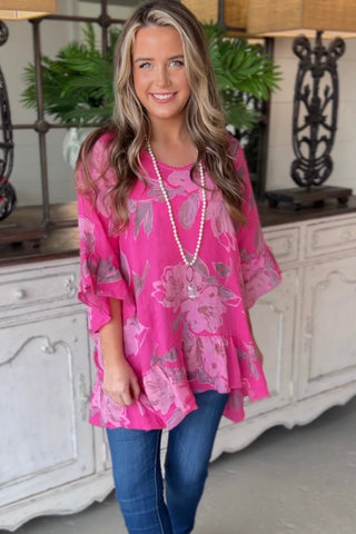 Beautiful Floral City Fuchsia Prospero