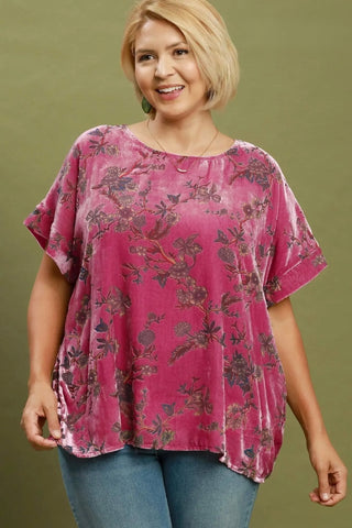 Karma Top Pink by Umgee Shirts & Tops Umgee