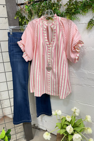 Mission Top Peony by Umgee Shirts & Tops Umgee