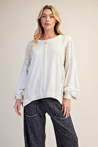 Yates Top Ecru by Easel