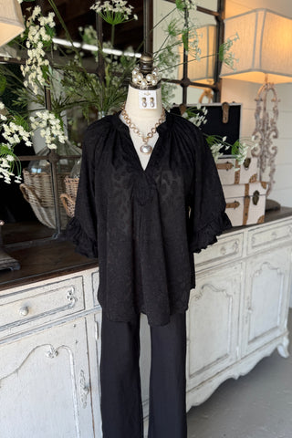 Murphy Top Black by Umgee