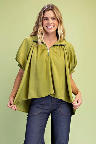 Ashburn Top Moss by Gigio