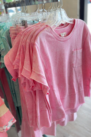 Lisbeth Top Pink Shirts & Tops Sage+Fig