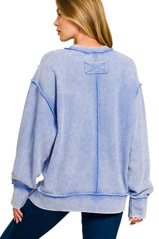 Ripples Top Cornflower Blue