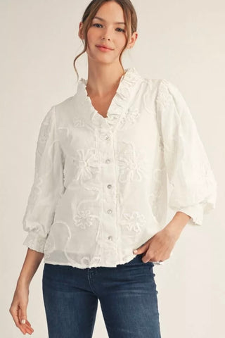 Wendy Top White by Jodifl Shirts & Tops Jodifl
