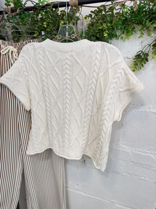 Ozark Sweater Off White by Entro