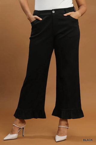 Dillydally Pants Black by Umgee RESTOCK Soon Pants Umgee