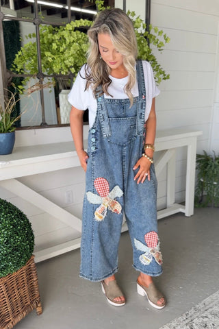 Yeehaw Denim Overalls by Easel Overalls Easel