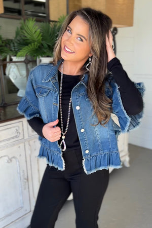 Hey Girl Jacket *Restock!-Outerwear-Carol's Boutique, located in Jasper, Alabama